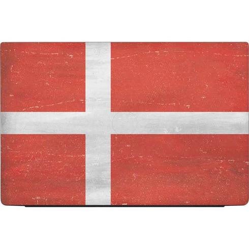Denmark Flag Distressed Dell Vostro Skin
